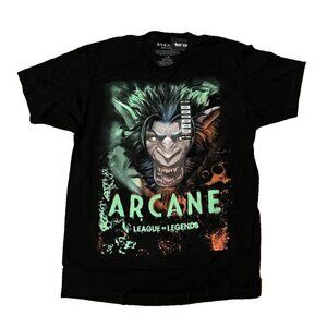 NEW Riot Games Arcane League of Legends VANDER Split Color Unisex T-Shirt LRG